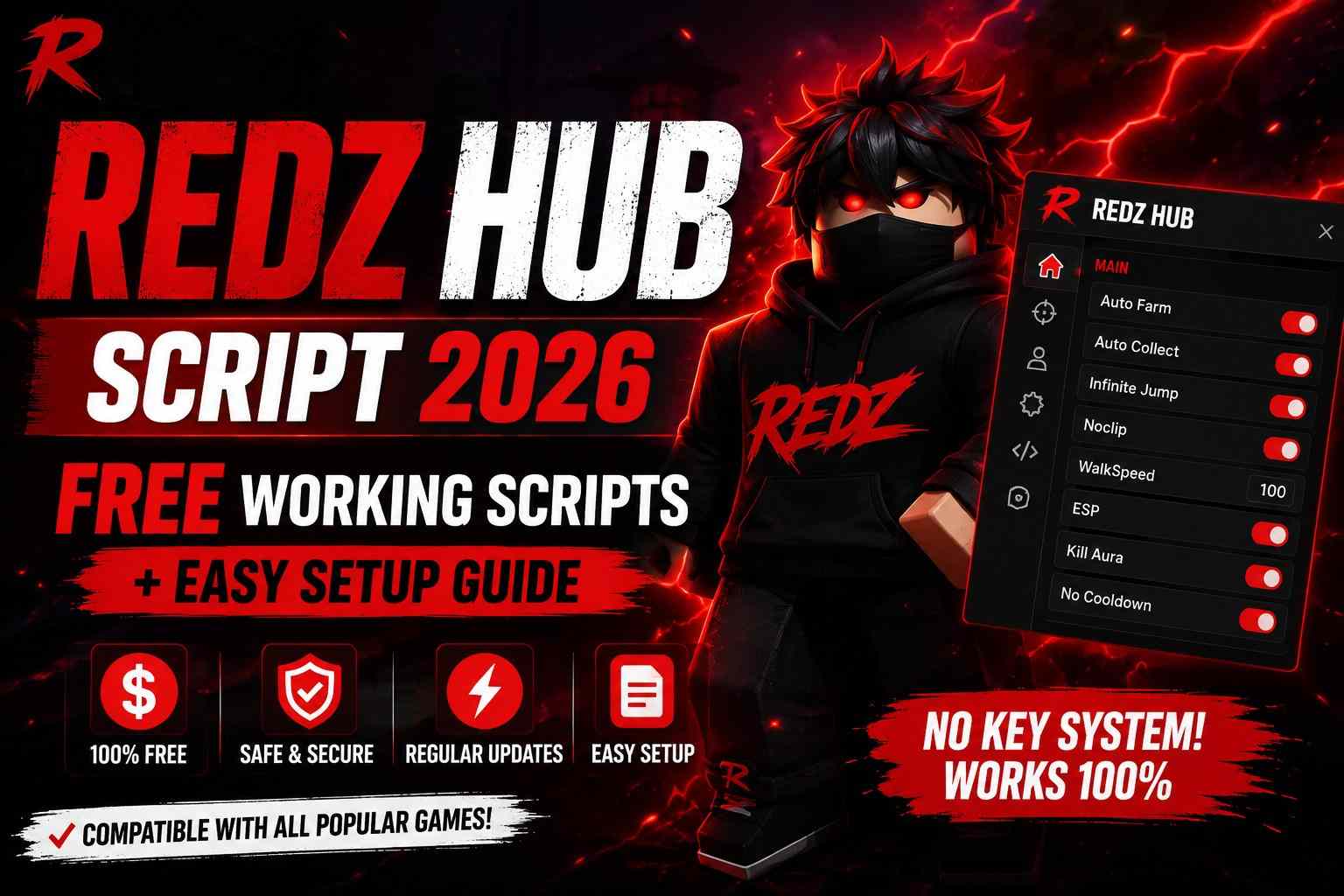 Redz Hub Script 2026 – Free Working Scripts + Easy Setup Guide